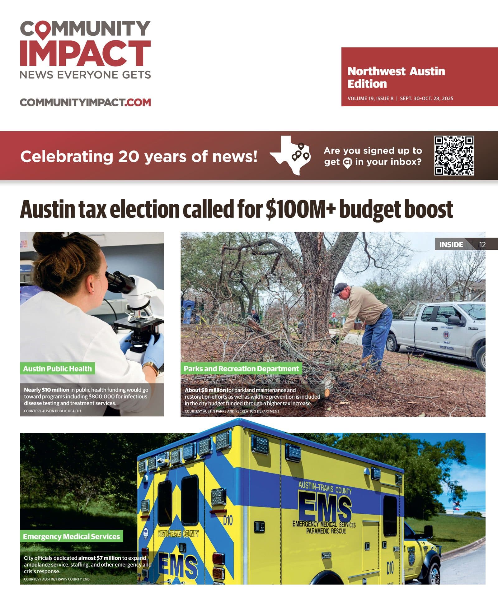 Northwest Austin cover — September 2025