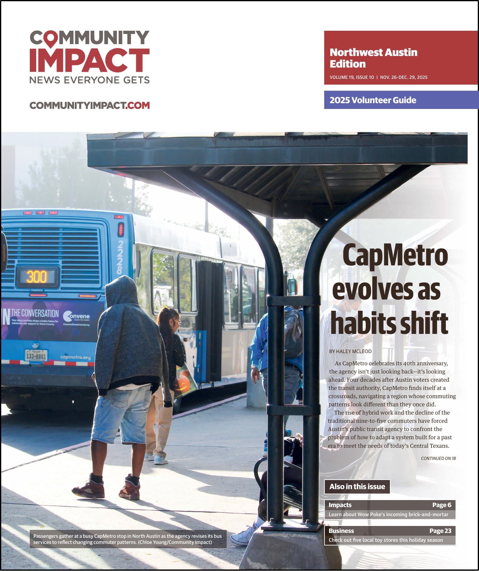 Northwest Austin cover — November 2025