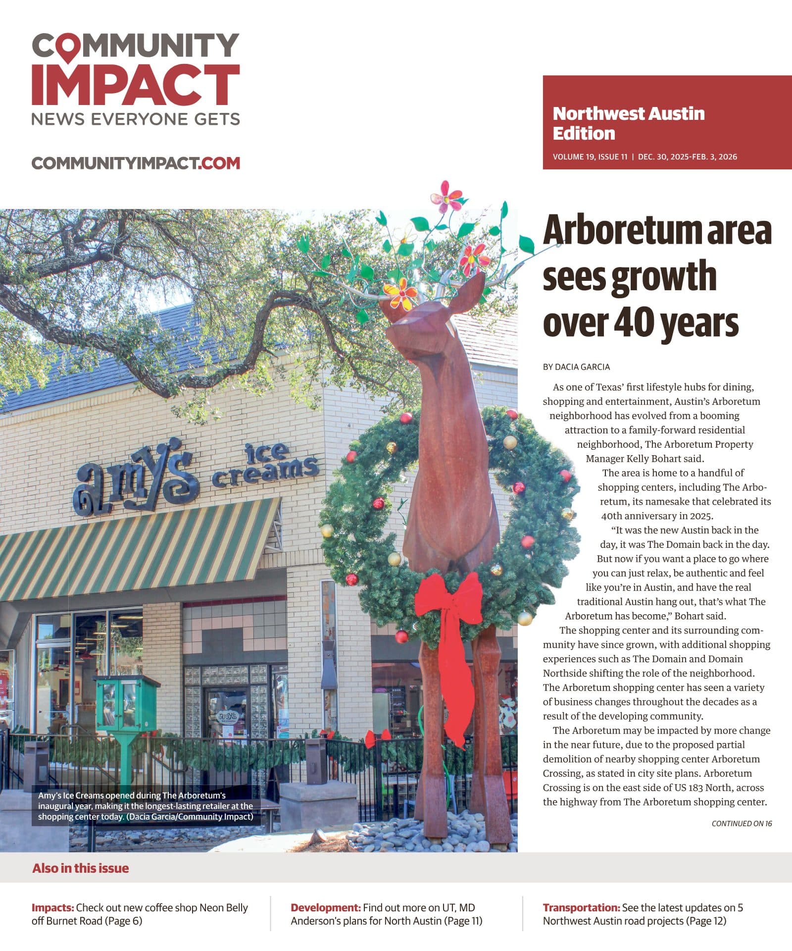 Northwest Austin cover — December 2025