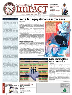 Northwest Austin cover — February 2008