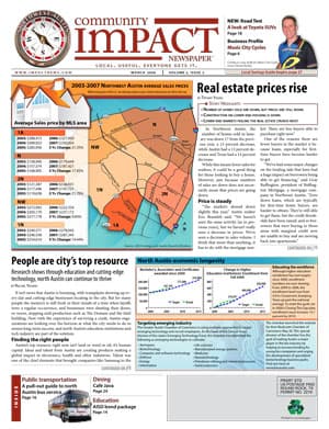 Northwest Austin cover — March 2008