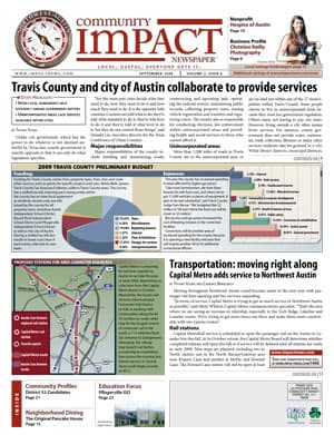 Northwest Austin cover — September 2008