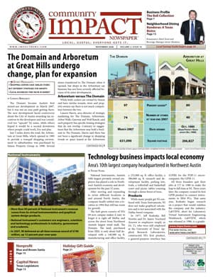 Northwest Austin cover — November 2008