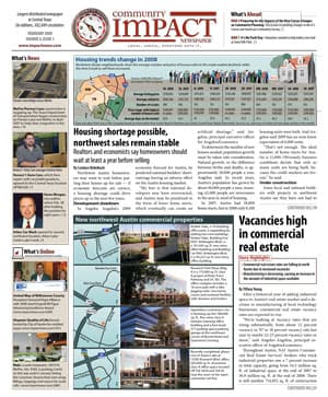 Northwest Austin cover — February 2009