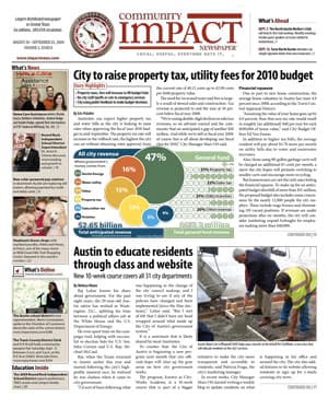 Northwest Austin cover — August 2009