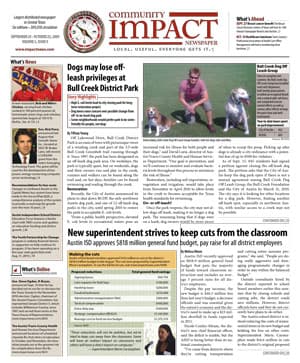 Northwest Austin cover — September 2009