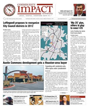 Northwest Austin cover — March 2011
