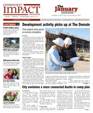 Northwest Austin cover — January 2012