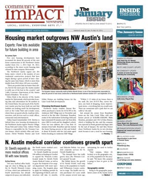 Northwest Austin cover — January 2013