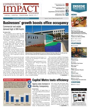 Northwest Austin cover — March 2013