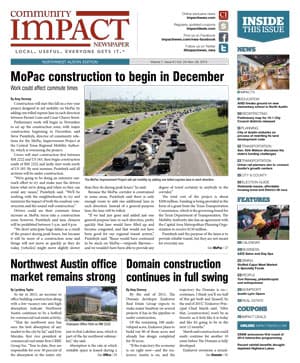 Northwest Austin cover — October 2013
