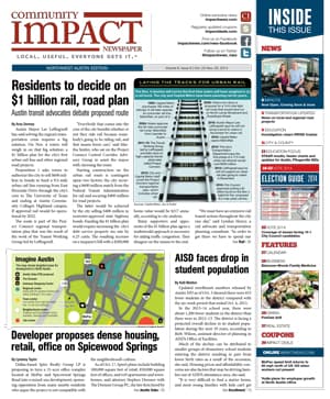 Northwest Austin cover — October 2014