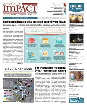 Northwest Austin cover — March 2015