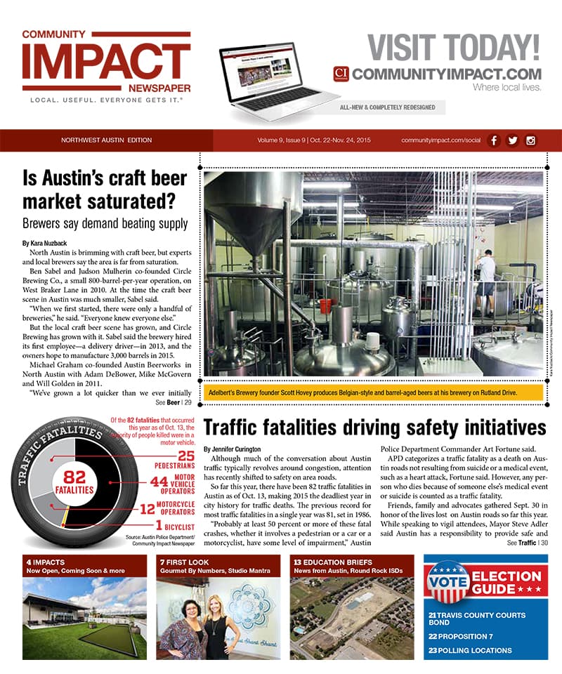 Northwest Austin cover — October 2015