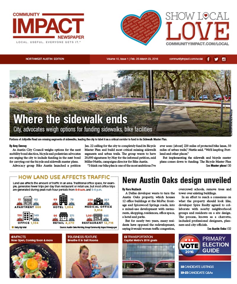 Northwest Austin cover — February 2016