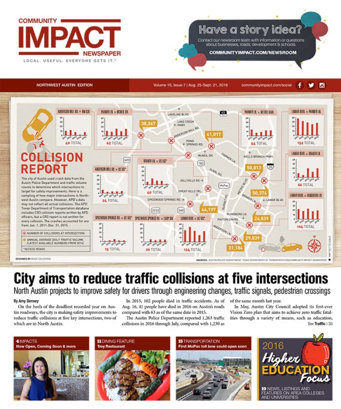 Northwest Austin cover — August 2016