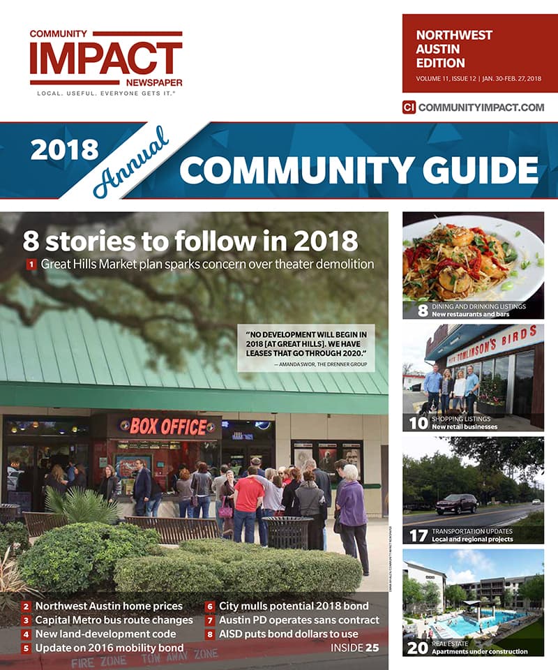 Northwest Austin cover — January 2018
