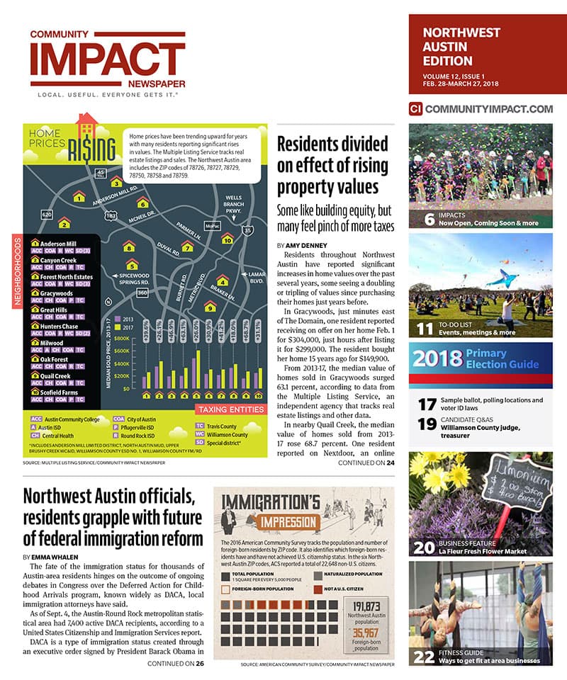 Northwest Austin cover — February 2018