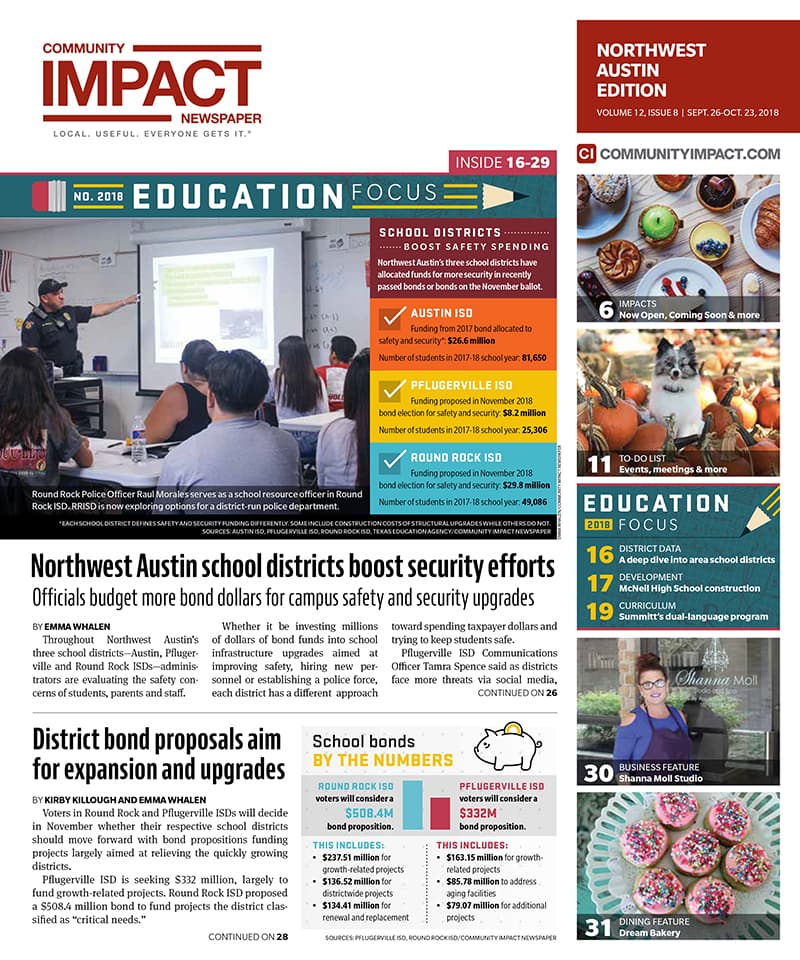 Northwest Austin cover — September 2018