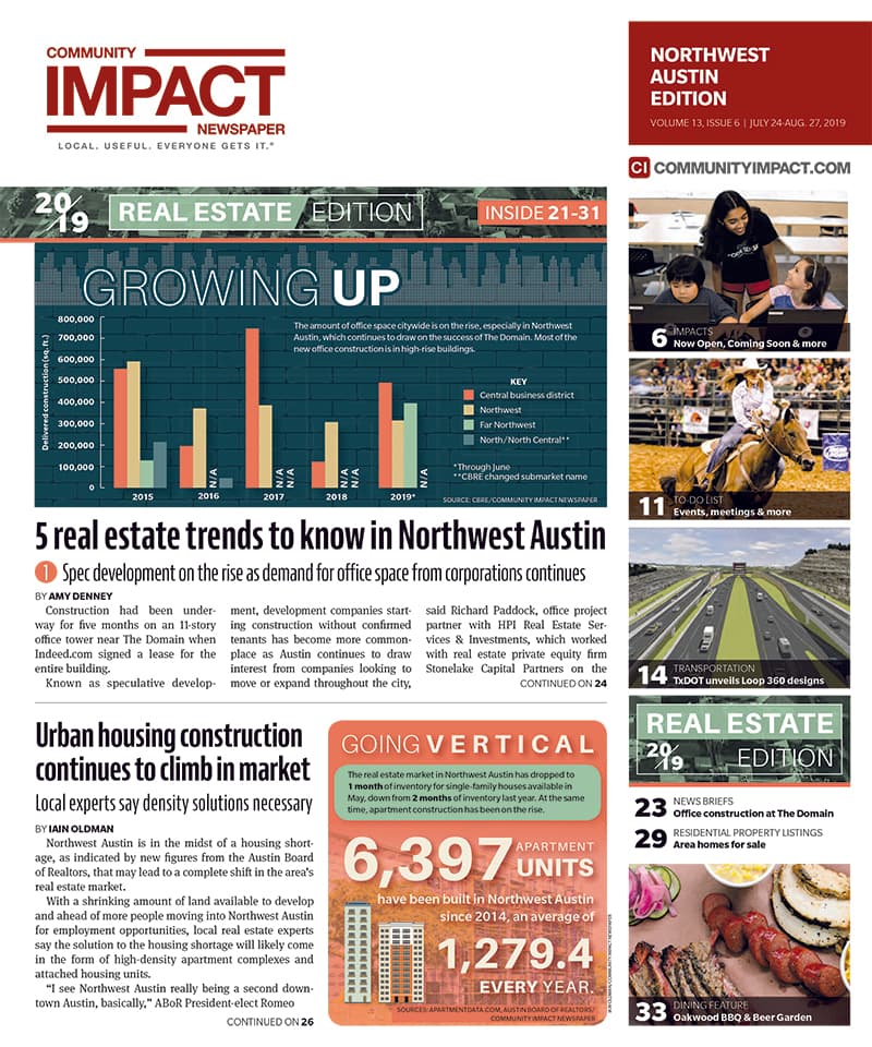 Northwest Austin cover — July 2019