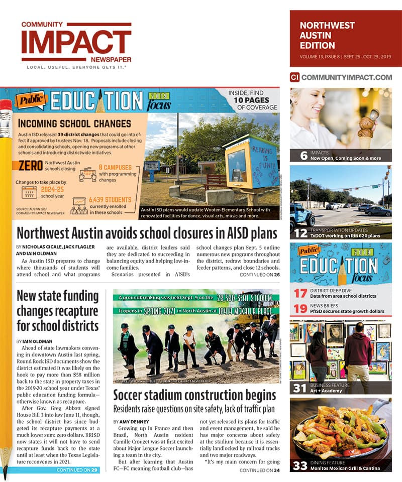 Northwest Austin cover — September 2019