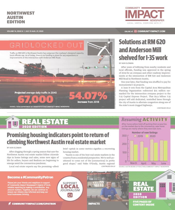 Northwest Austin cover — July 2020