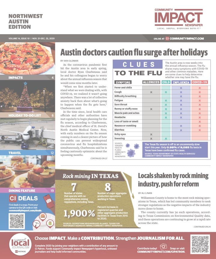 Northwest Austin cover — November 2020