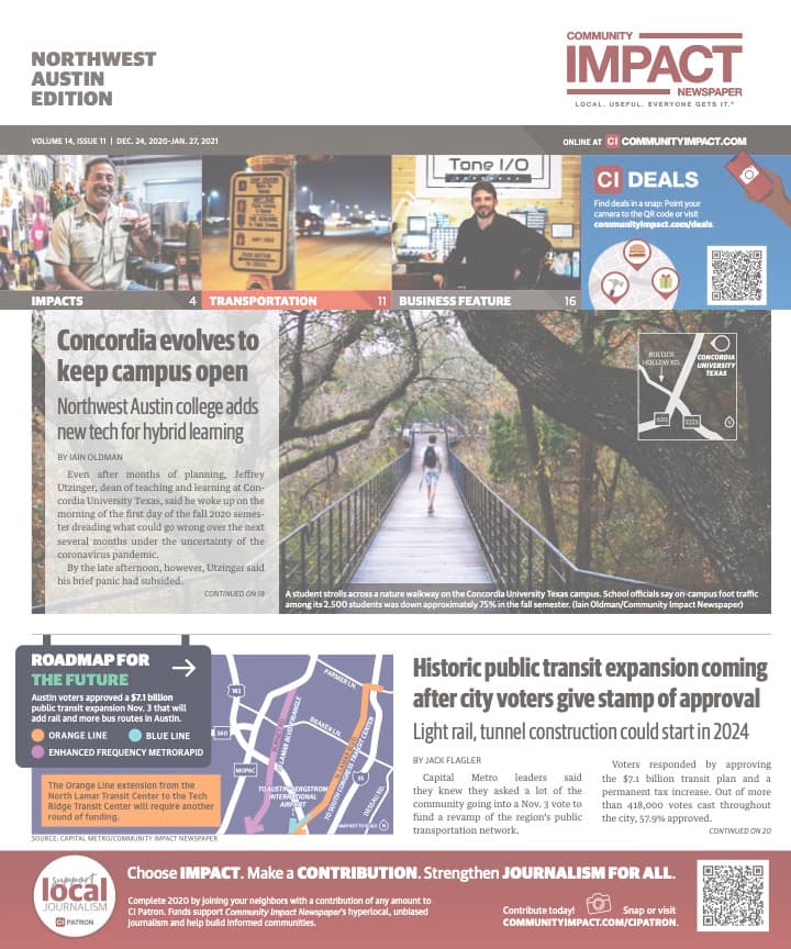 Northwest Austin cover — December 2020