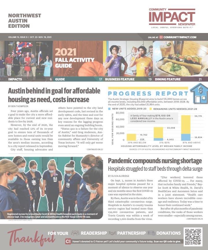 Northwest Austin cover — October 2021