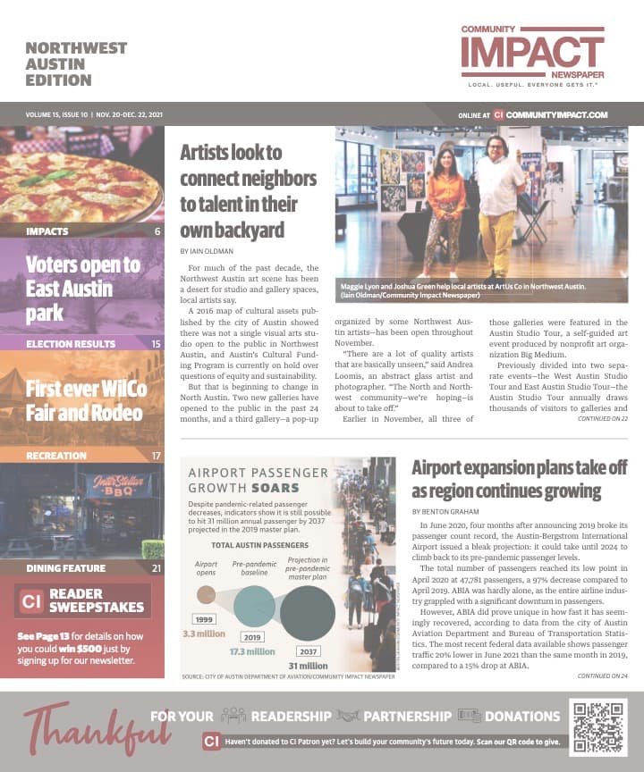 Northwest Austin cover — November 2021