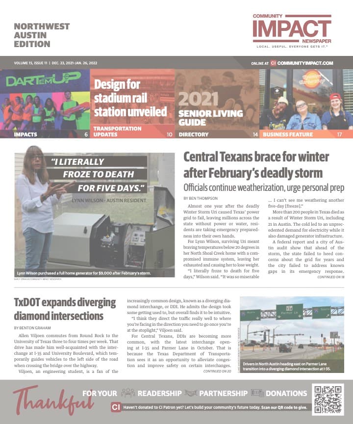 Northwest Austin cover — December 2021