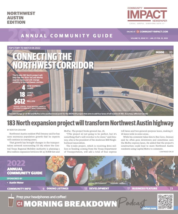 Northwest Austin cover — January 2022