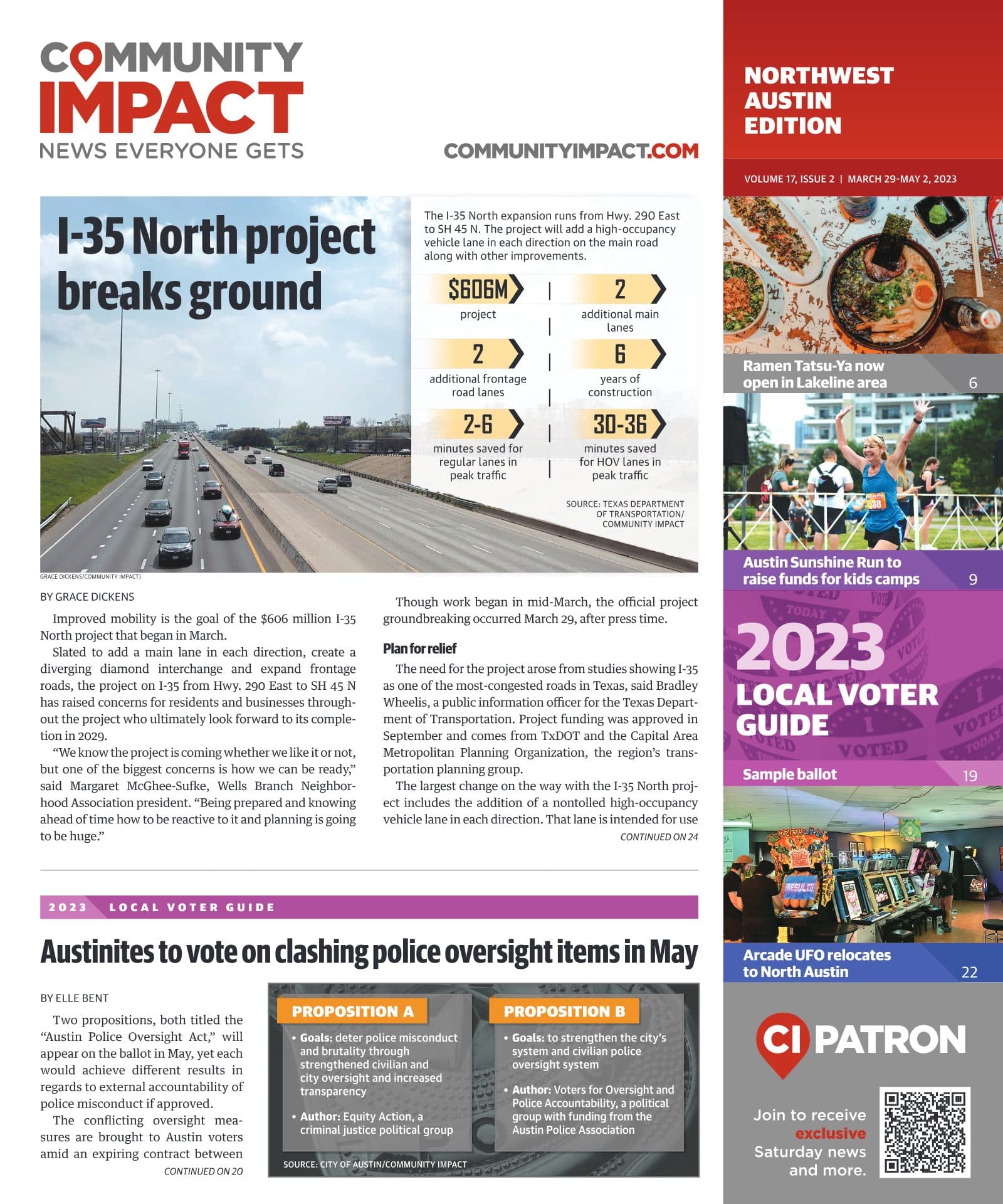 Northwest Austin cover — March 2023