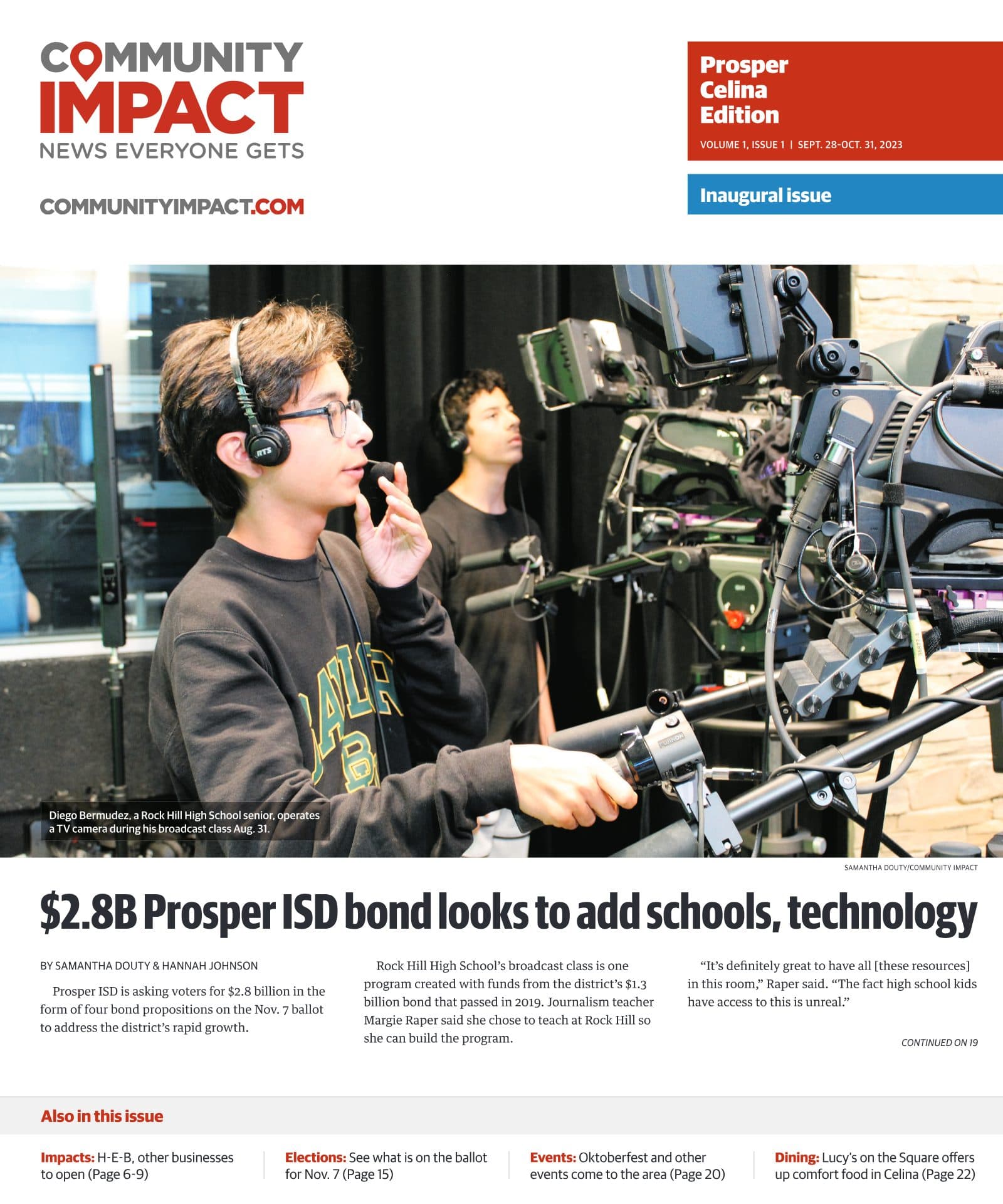 Prosper - Celina cover — September 2023