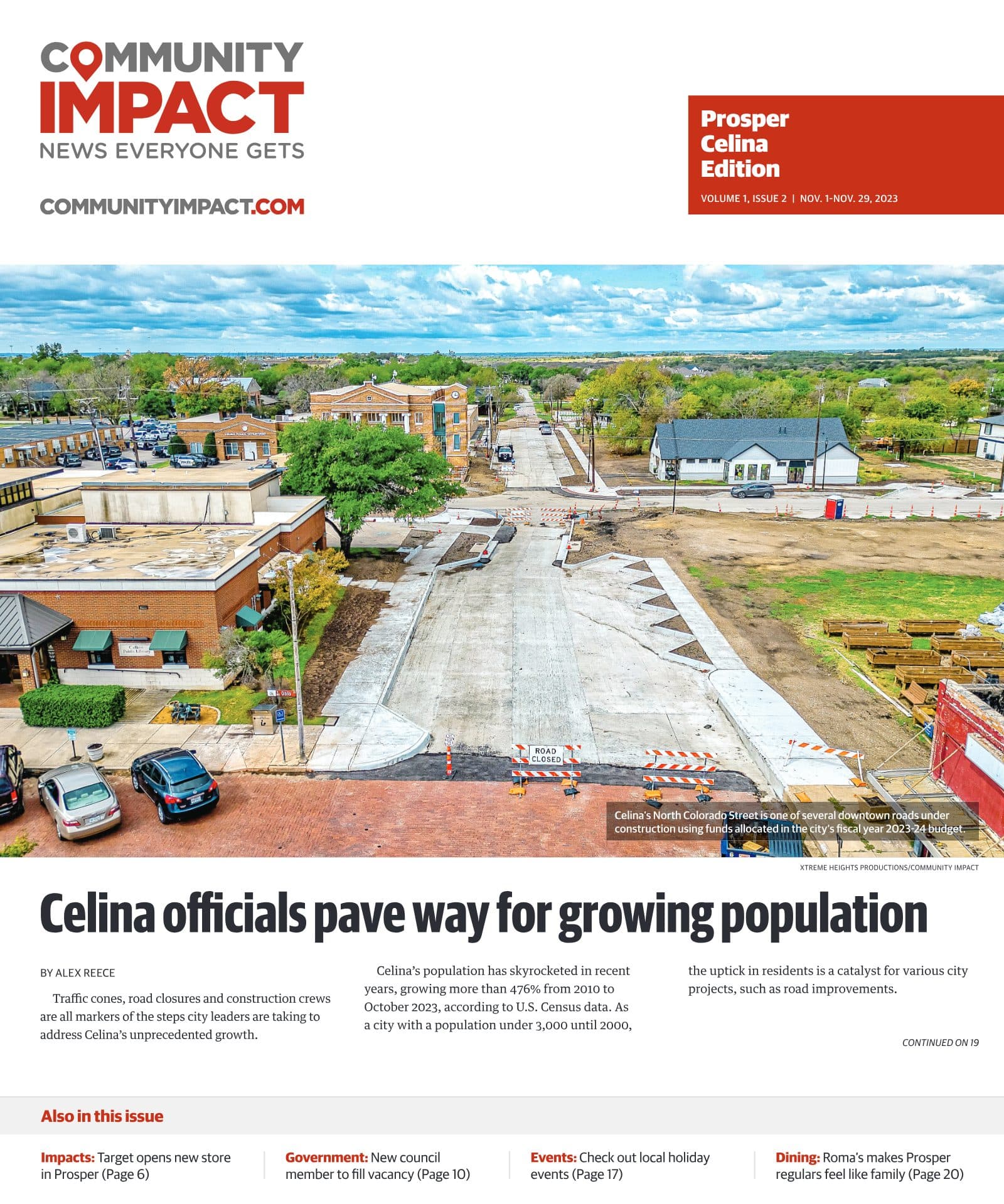 Prosper - Celina cover — October 2023
