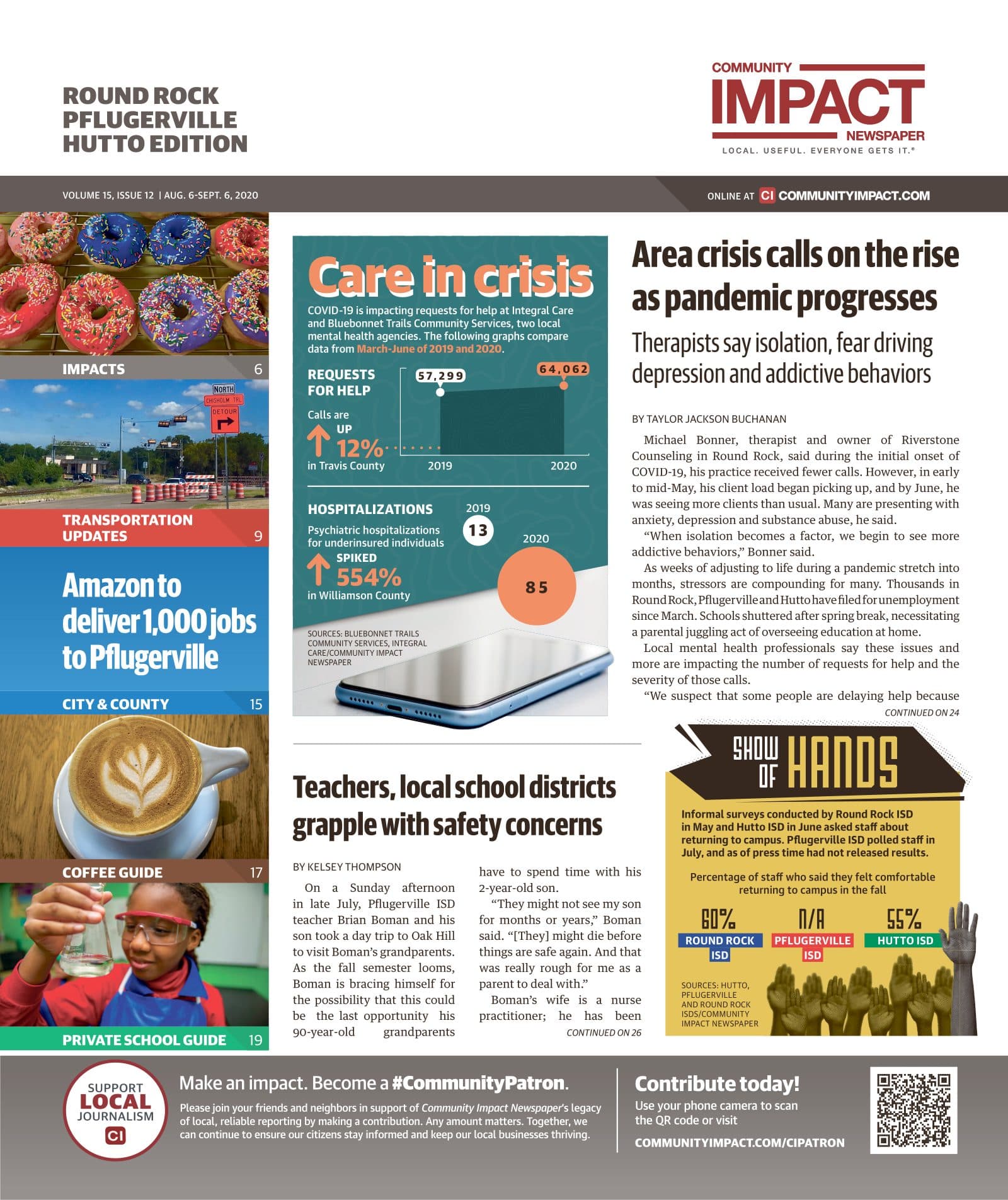 Pflugerville - Hutto cover — August 2020