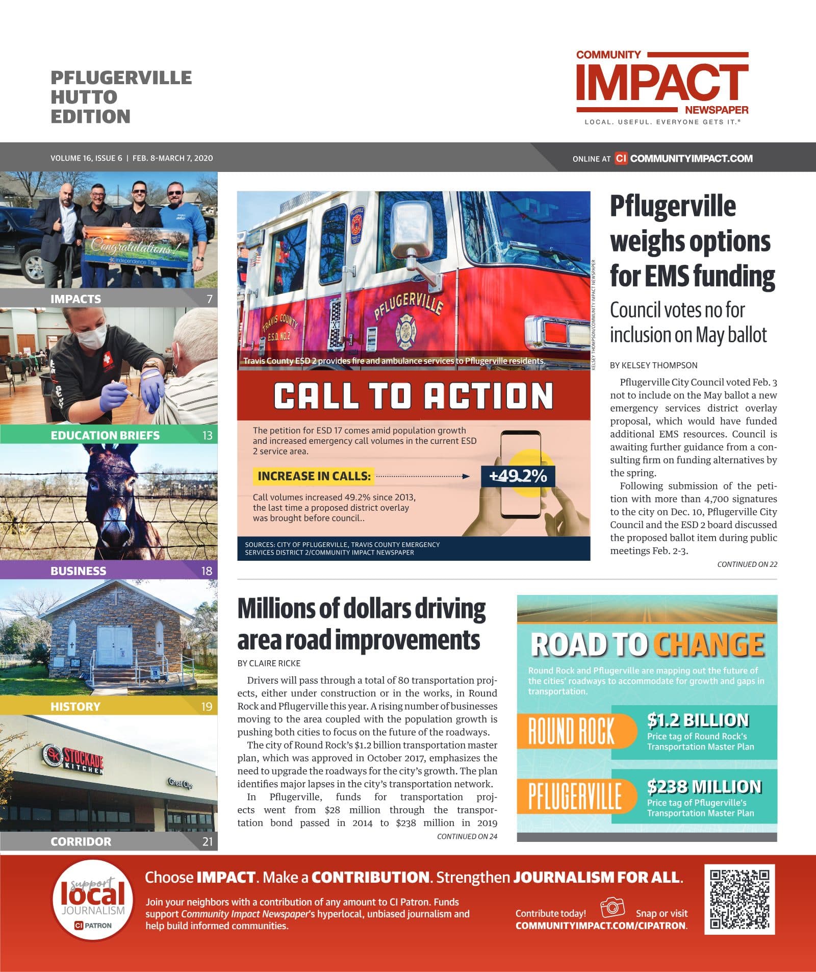 Pflugerville - Hutto cover — February 2021