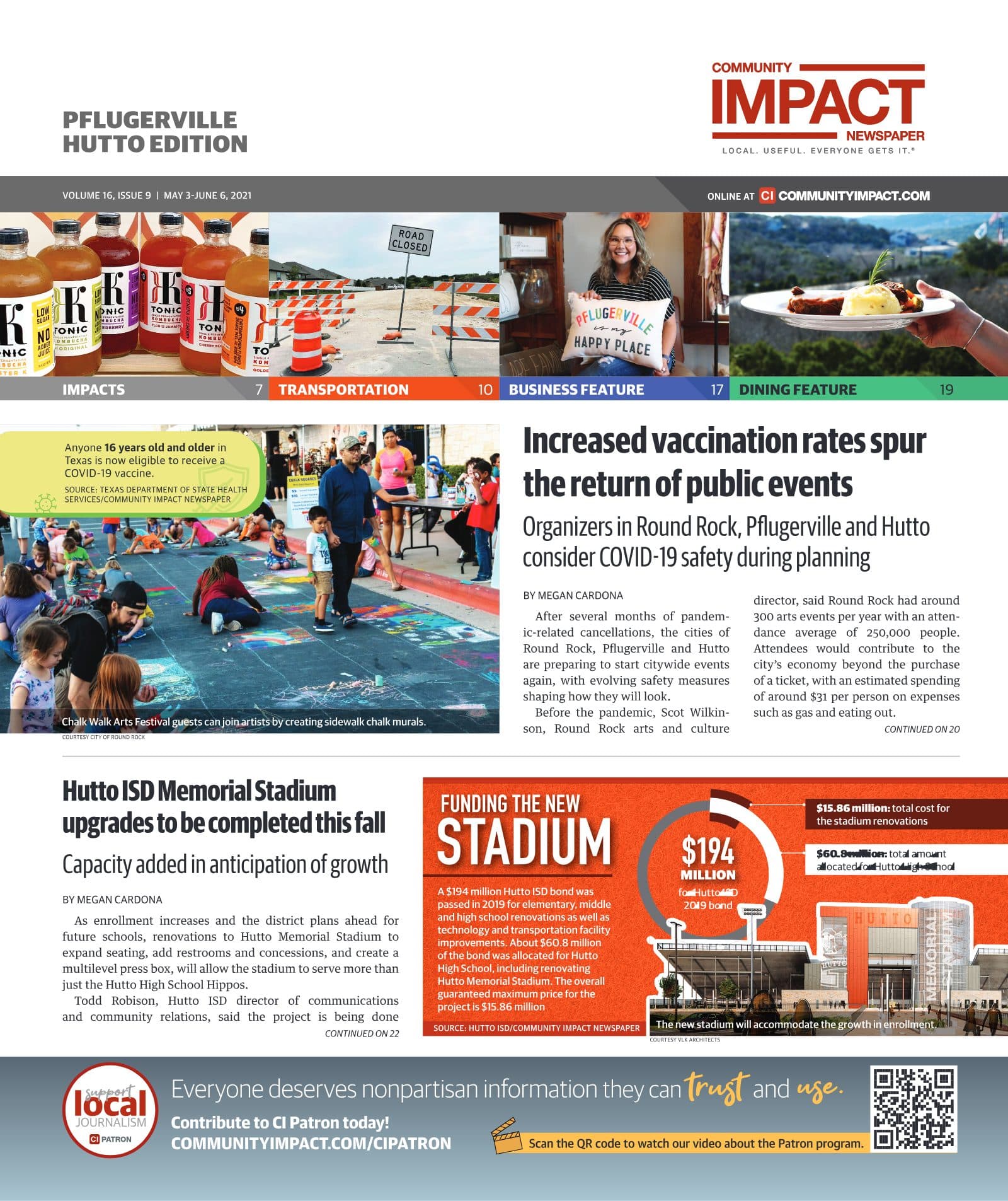 Pflugerville - Hutto cover — May 2021