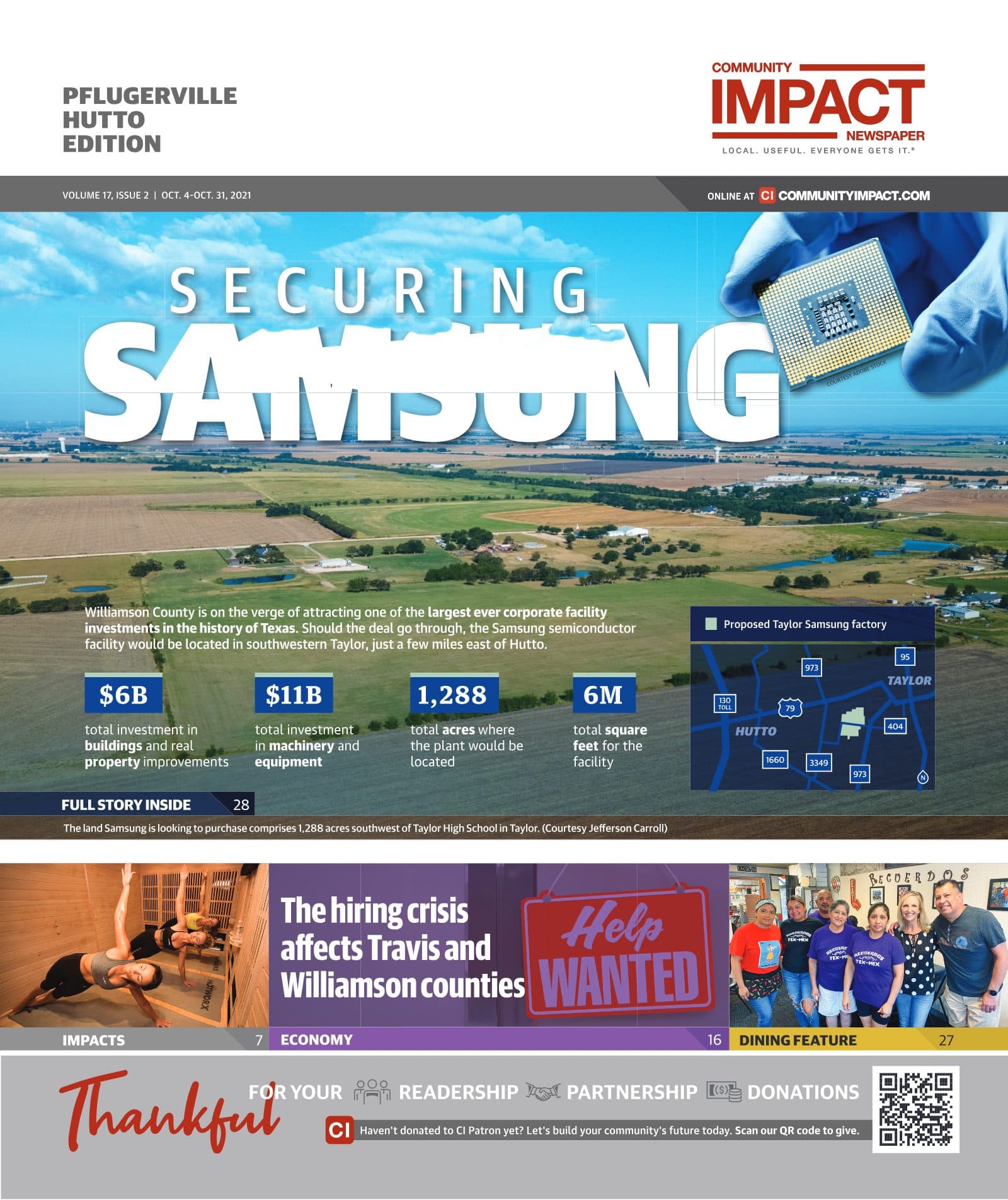 Pflugerville - Hutto cover — October 2021
