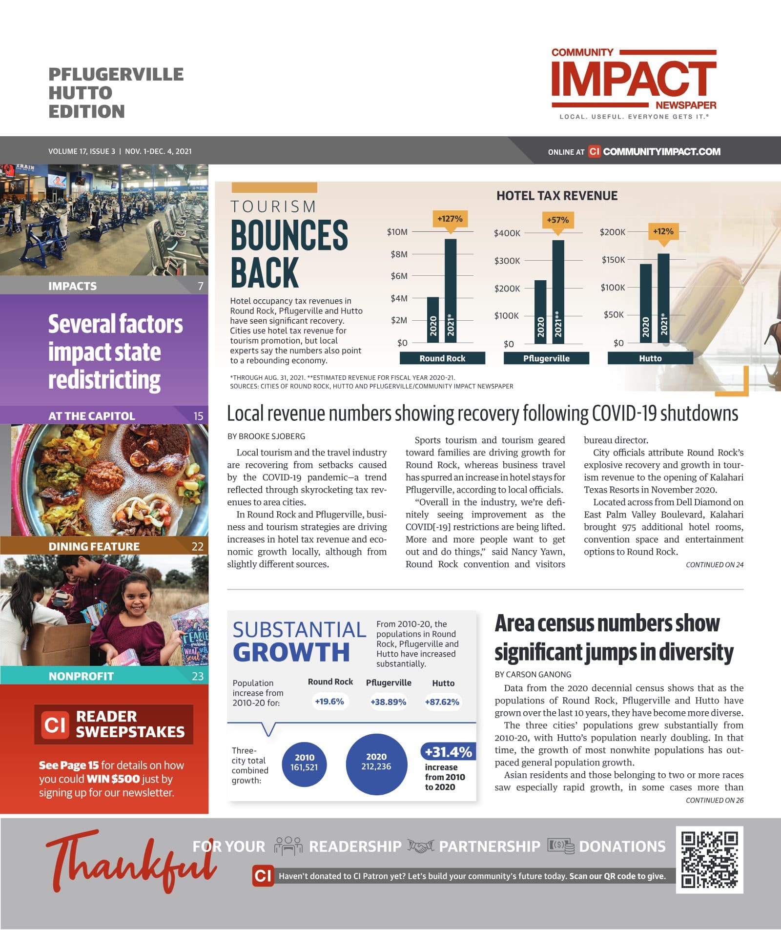 Pflugerville - Hutto cover — November 2021