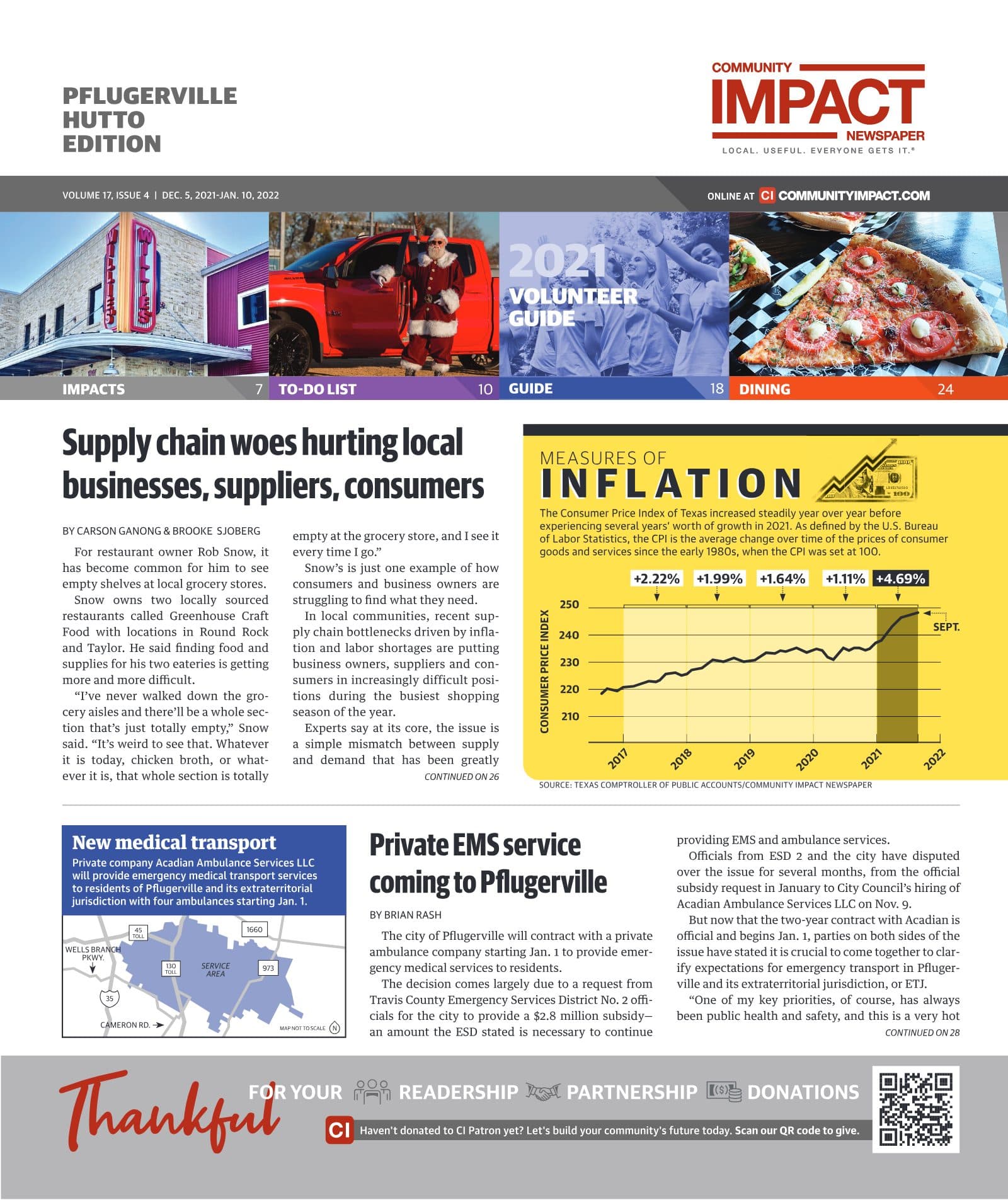 Pflugerville - Hutto cover — December 2021