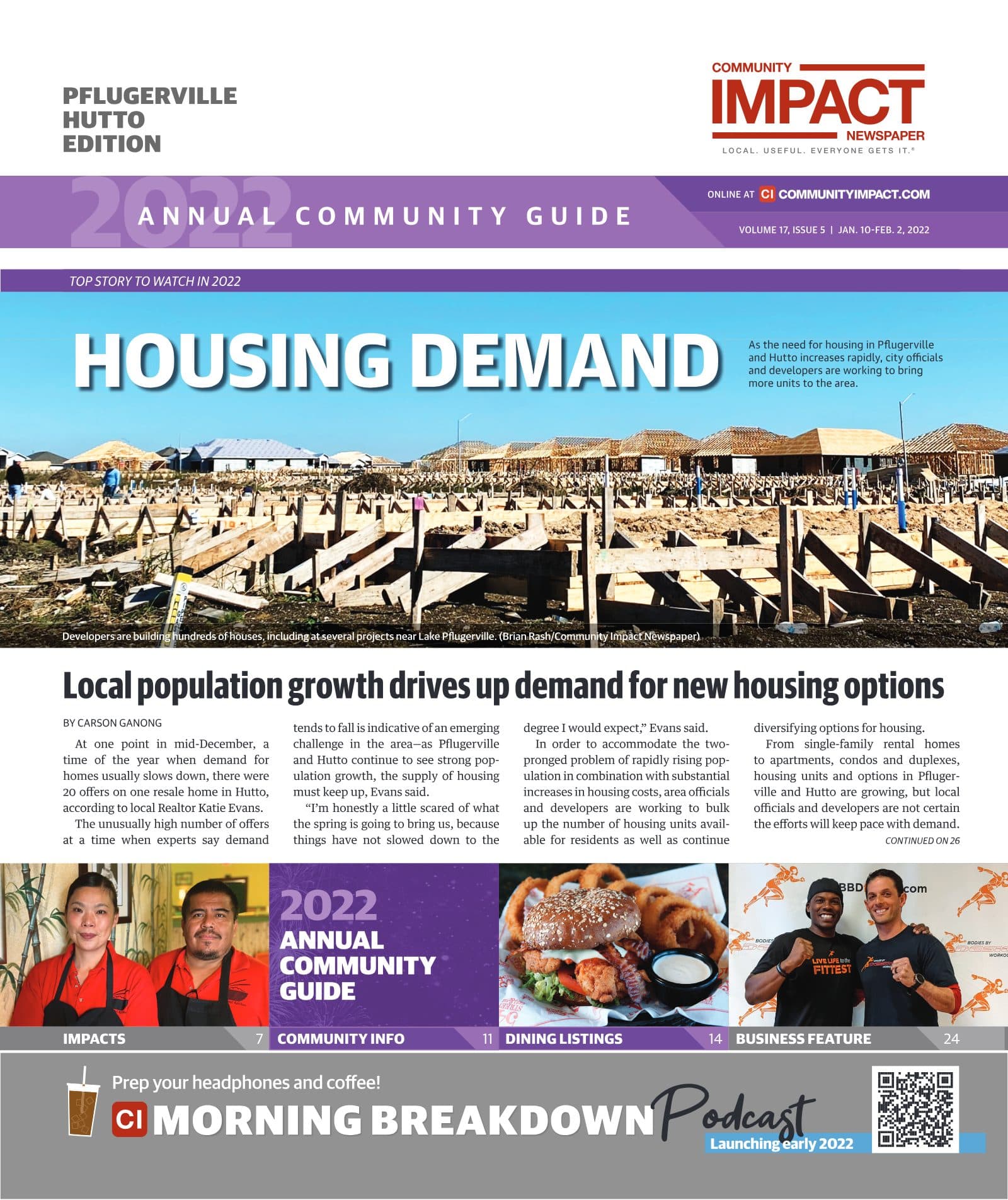 Pflugerville - Hutto cover — January 2022
