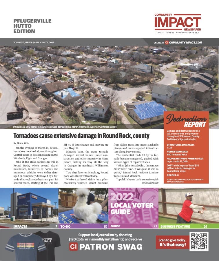 Pflugerville - Hutto cover — April 2022