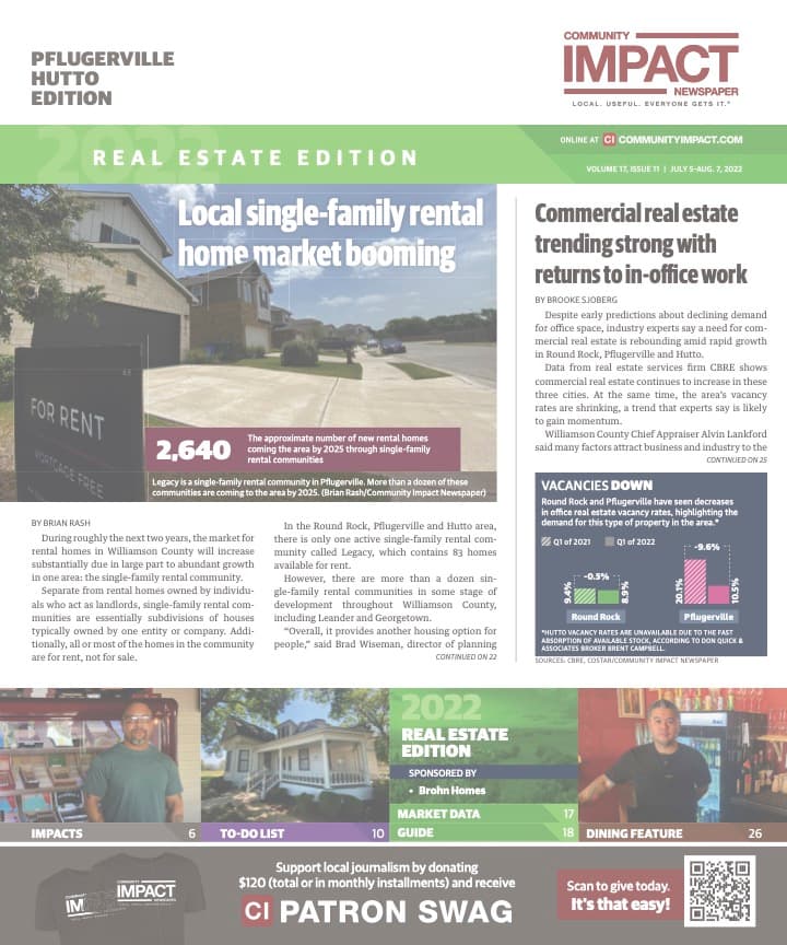 Pflugerville - Hutto cover — July 2022