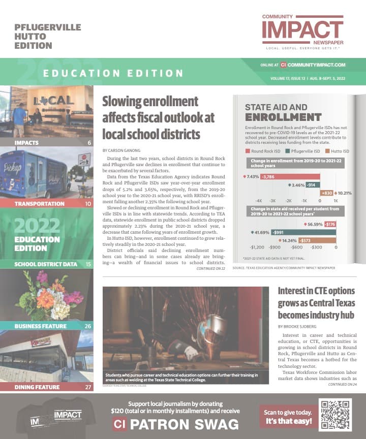 Pflugerville - Hutto cover — August 2022