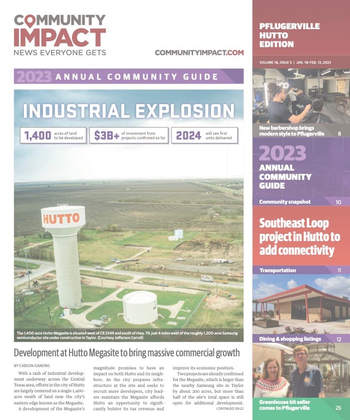 Pflugerville - Hutto cover — January 2023