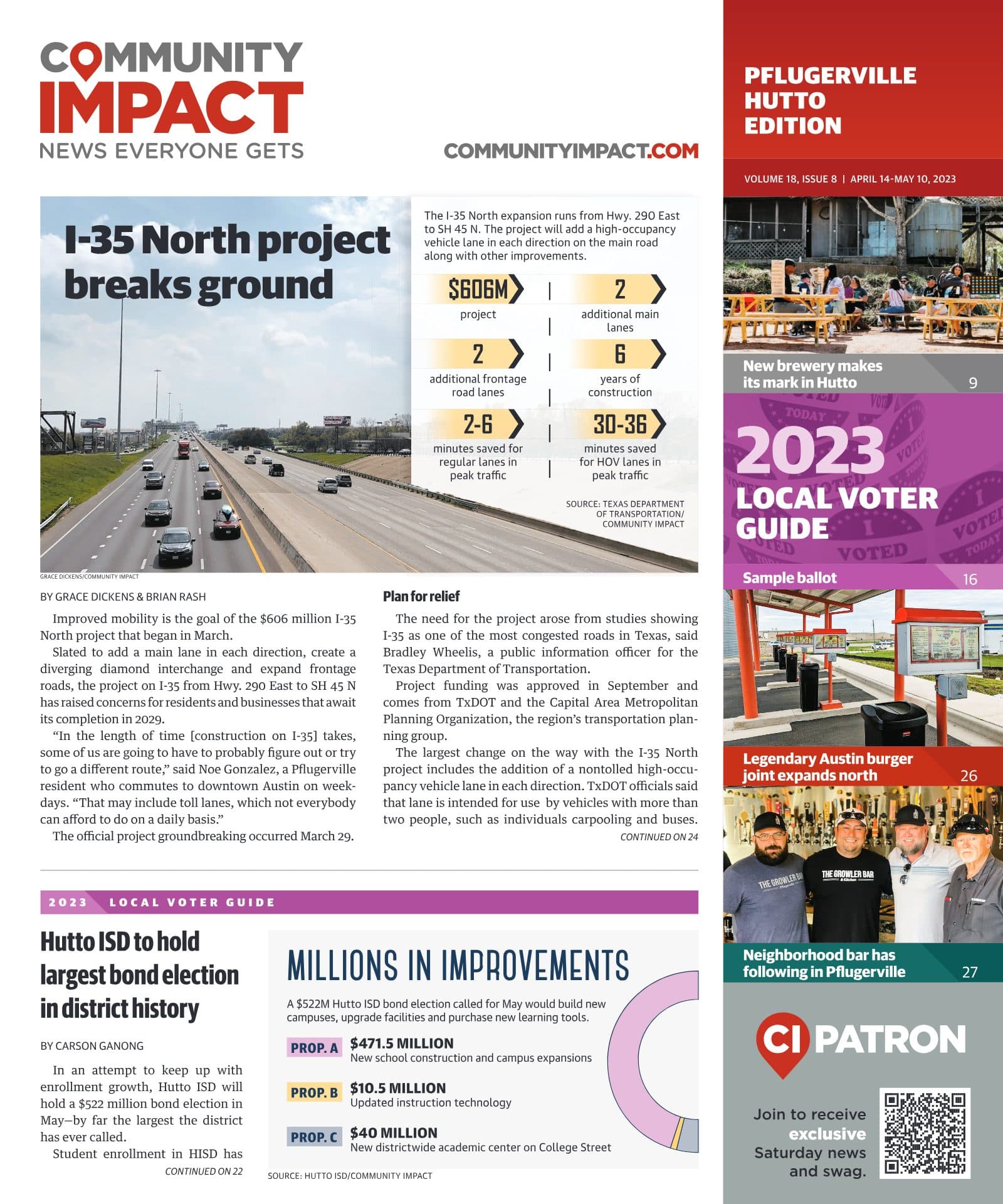 Pflugerville - Hutto cover — April 2023