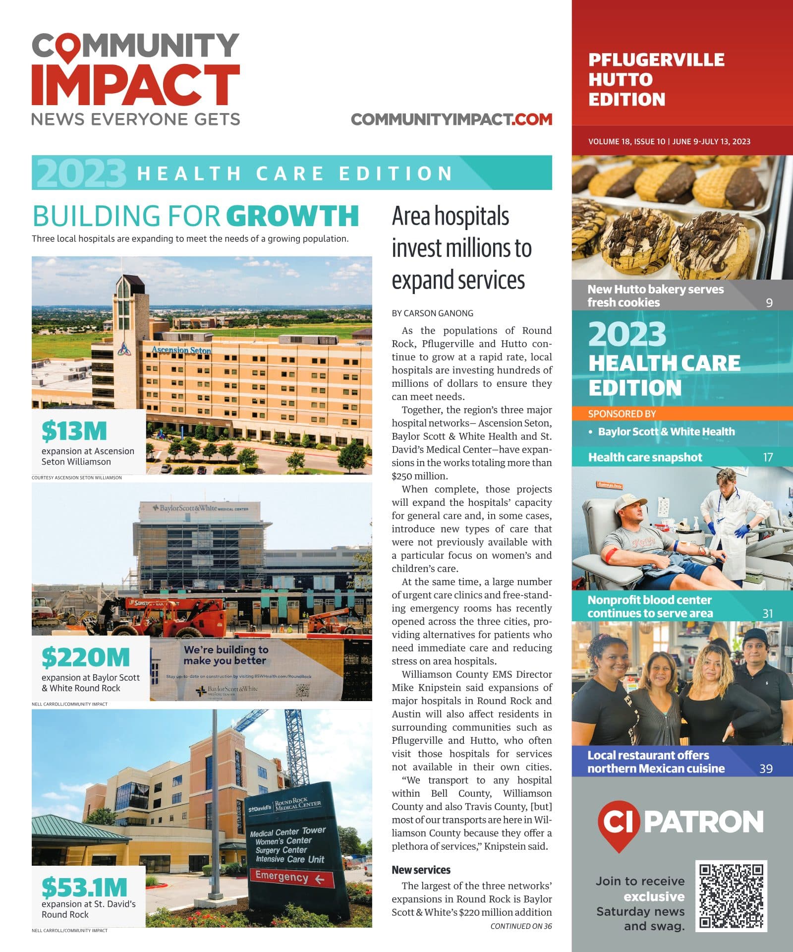 Pflugerville - Hutto cover — June 2023