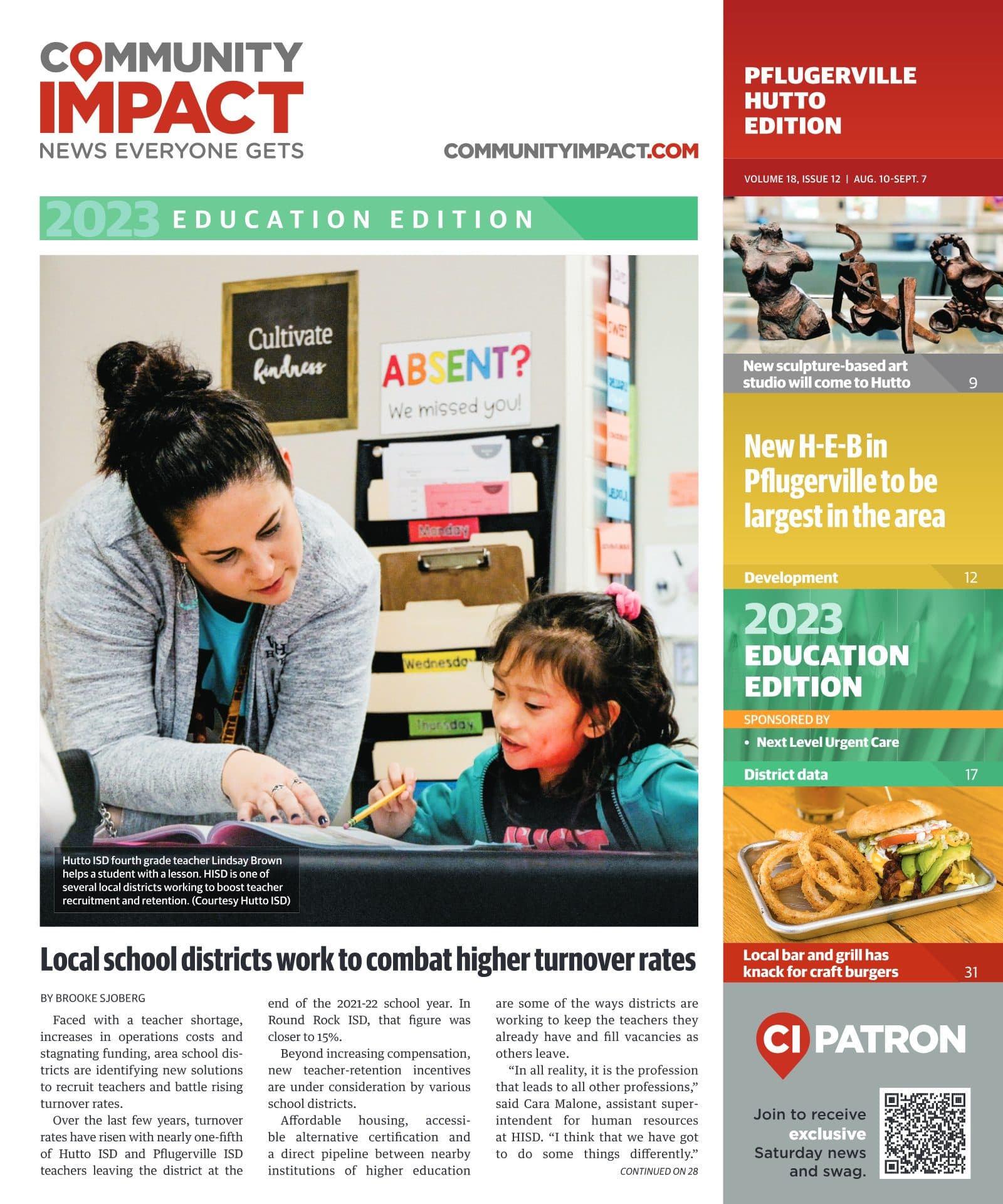Pflugerville - Hutto cover — August 2023