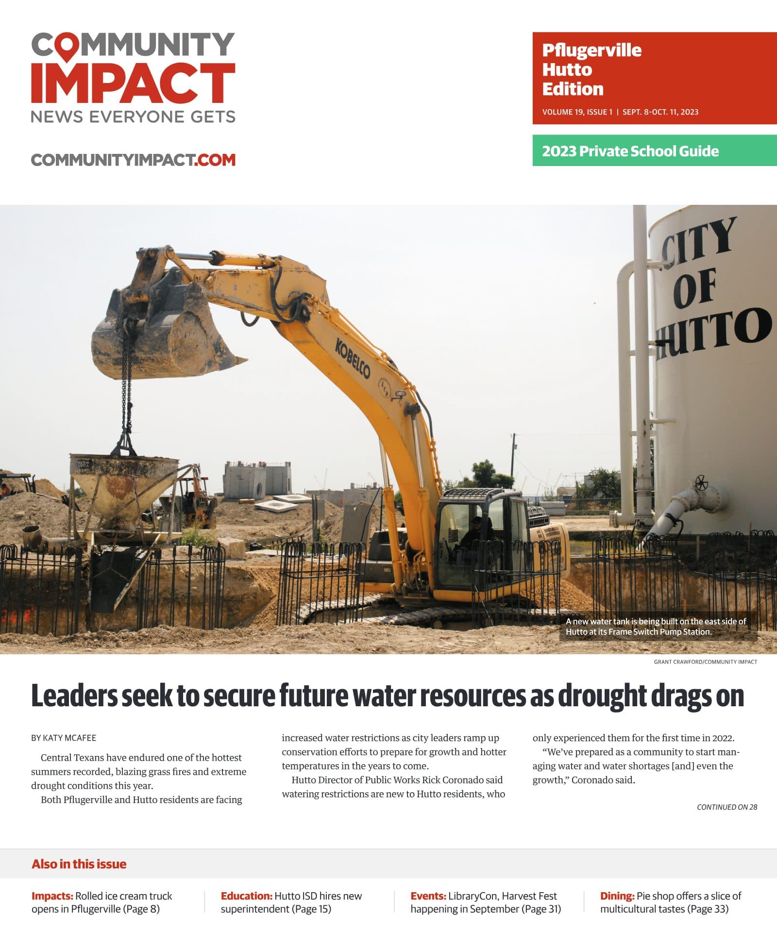 Pflugerville - Hutto cover — September 2023